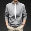 Men's Trendy Stand Collar Jacket for Spring/Autumn – Seamless, Lightweight, Fashionable Outdoor Casual Wear