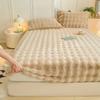 Autumn/Winter Thickened Fluffy Plush Fitted Bed Sheet Single Double Sheets Mattress Topper For Simmons Mattress Protective Cover