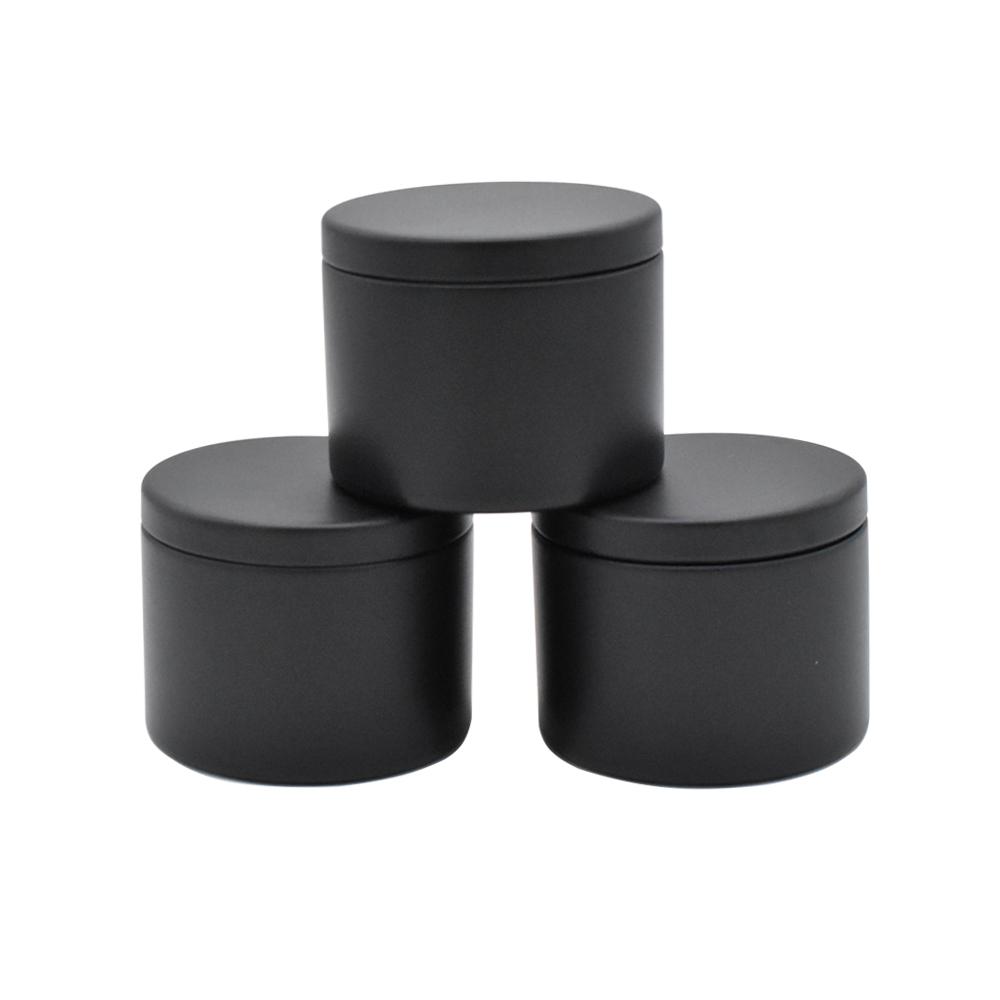 4Oz 8Oz Empty Luxury Round Scented Metal Holders Candle Tin Can