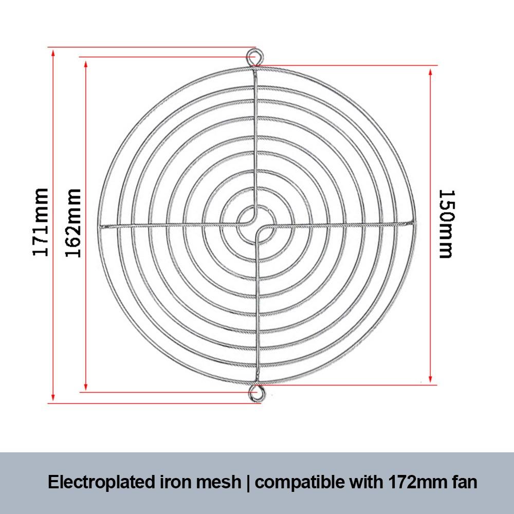 1Pcs Durable Metal Cooling Fan Grill Protective 40-220mm Fans Grid Mesh Cover for Computer Fan