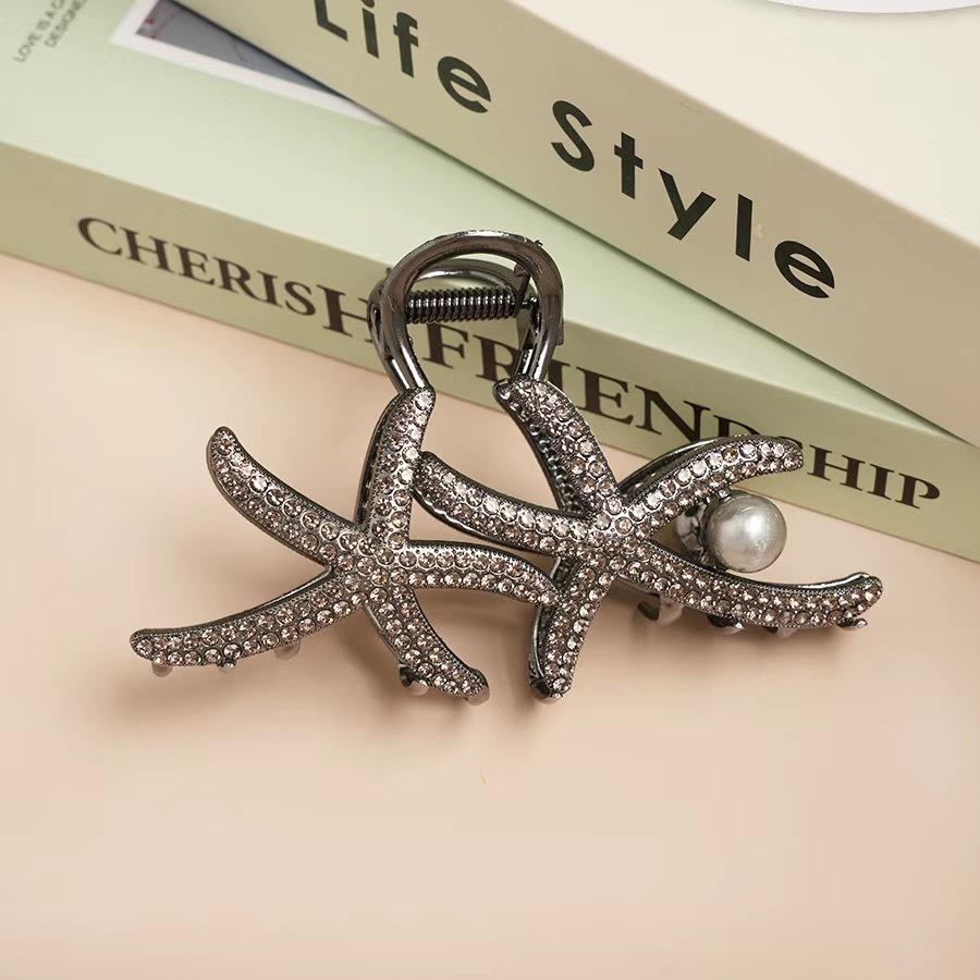 Alloy Womens Back-of-Head Grabber Large High-End Hair Claw Clip Summer 2026 Shark Clip Headpiece Japan and Korean Style