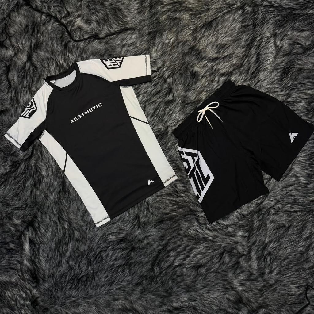 2026 Neues Wrestling Sportset Herren Weiß Grafik T-Shirts & Shorts Sets Schnelltrocknend MMA Training Kampfanzug Für Erwachsene Kinder