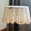 Vivienne Shell Pink Flower Series Lace Embroidered Table Center 145cm Round Pink Tablecloth Runner/Table (WK2021N2),