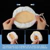 HARFINGTON 2pcs Car Polisher Bonnet Buffing Pad Synthetic Wool Tie-On Polishing Buffing Pad Cover for 5"-6" Car Buffer Bonnets Polisher, Beige