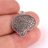 20Pcs Antique Medical Organ Brain Pendant Charms For Necklace Bracelet Handmade Jewelry Making Accessories 23252