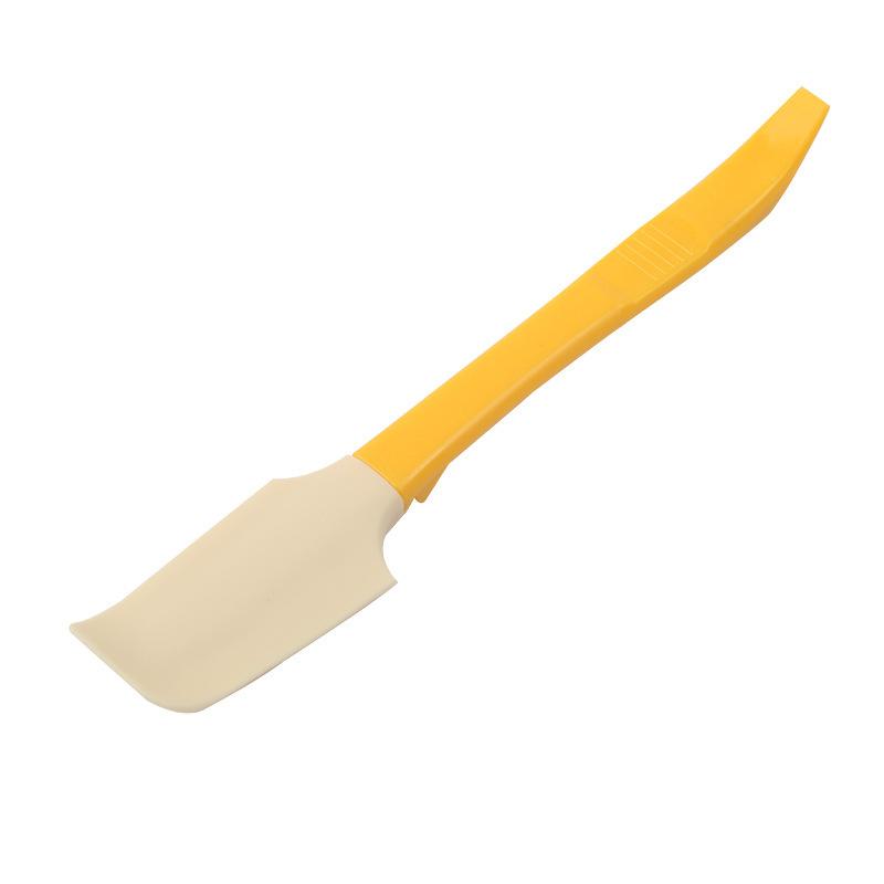 

Силиконовая лопатка для джема с открывалкой для банок для намазывания на хлеб на завтрак, кухонные гаджеты, не содержит БФА, термостойкая, антипригарная лопатка для выпечки жёлтый