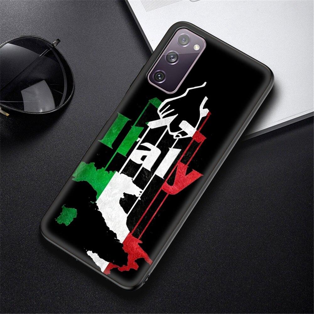 

чехол для телефона с флагом Италии для Samsung Galaxy S20 FE S21 Ultra S20 S10 S9 Plus S10E S8, задняя крышка, сумка для мобильного телефона Samsung S20