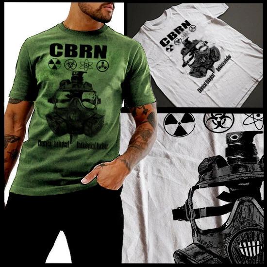 

Military CBRN T-Shirt Combat War Vet Gas Mask Army Special Forces Ranger 3XL
