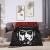Danhausen Very Nice Very Evil Blankets Fleece  Winter  Multi-function Soft Throw Blanket for Bed Travel Rug Piece
