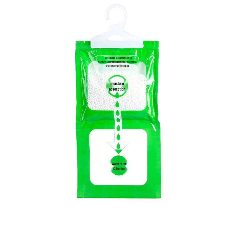 10 Pack Hanging Wardrobe Dehumidifier Bags - Anti-Mold Moisture Absorption Desiccant 10 pcs 50g