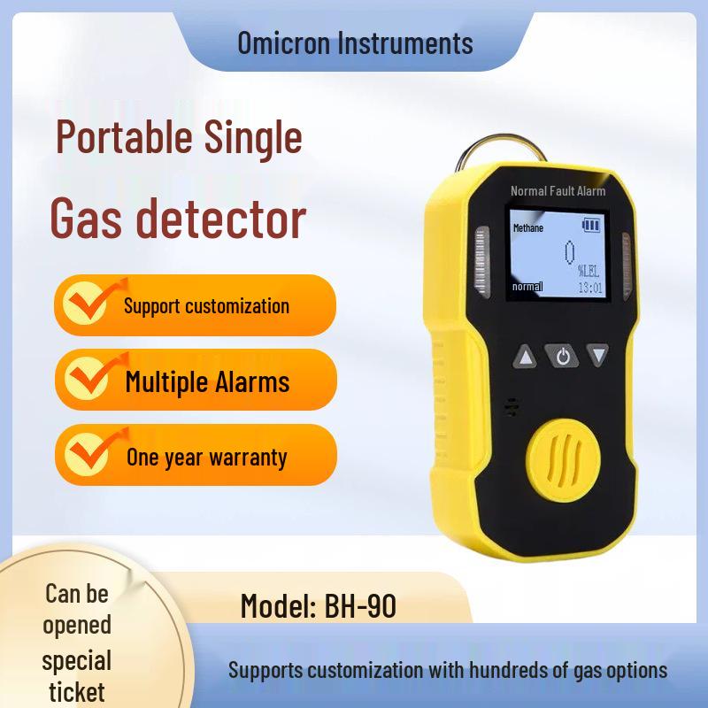 BH-90 Portable Methane Gas Detector and Concentration Alarm Methane [CH4]