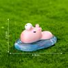 Cute Pink Capybara Capybara Figurine Decorative Hanging Accessories Micro-landscape Mini Ornaments