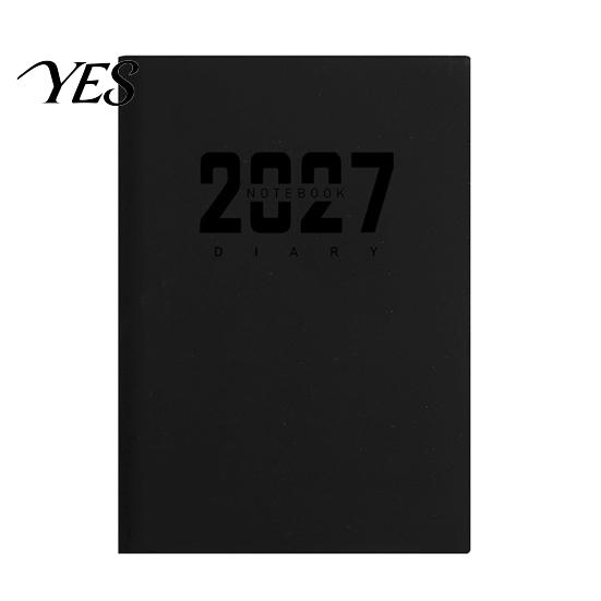 Foreign Trade Business Planner 2027 A5 Daily Planner, 365 Day Time Management Schedule Notebook Portable Agenda for Work Study, Imitation Leather