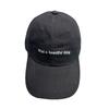 Letter Star Embroidered Baseball Cap Men'S And Women'S Sunshade Simple Retro Face Cap
