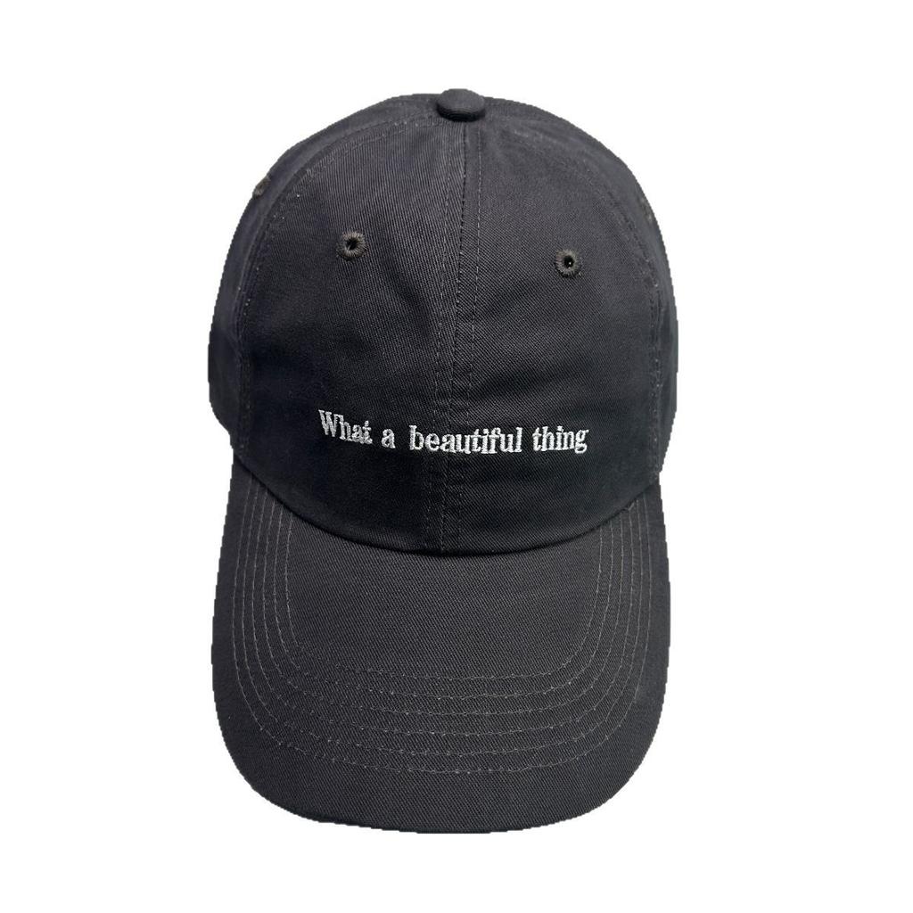 Letter Star Embroidered Baseball Cap Men'S And Women'S Sunshade Simple Retro Face Cap