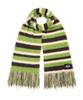IUGAMAKARAS Striped Hairy Bold Muffler (Green)