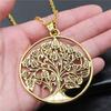 Golden Animals Plants Nature Themed Pendant Antique Color Metal Men Collar Necklace Best Seller