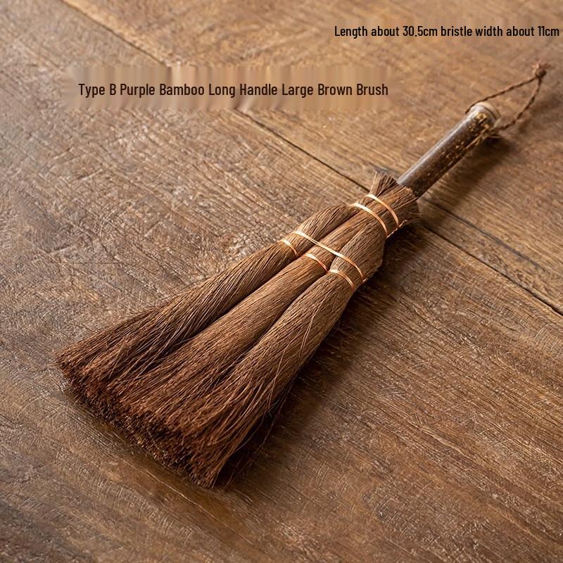 Natural Palm Fiber Tea Cleaning Brush