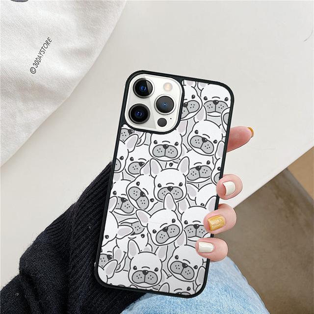 French Bulldog Phone Case For iPhone 17 Air 15 16 Cover 11 13 14 Pro Max 12 Plus Max Fundas