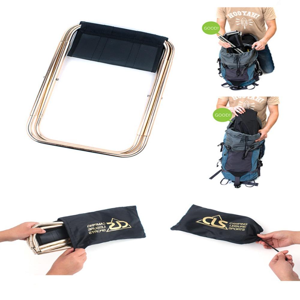 

Кемпинг с сумкой, складной высокий прочный табурет, легкий портативный стул