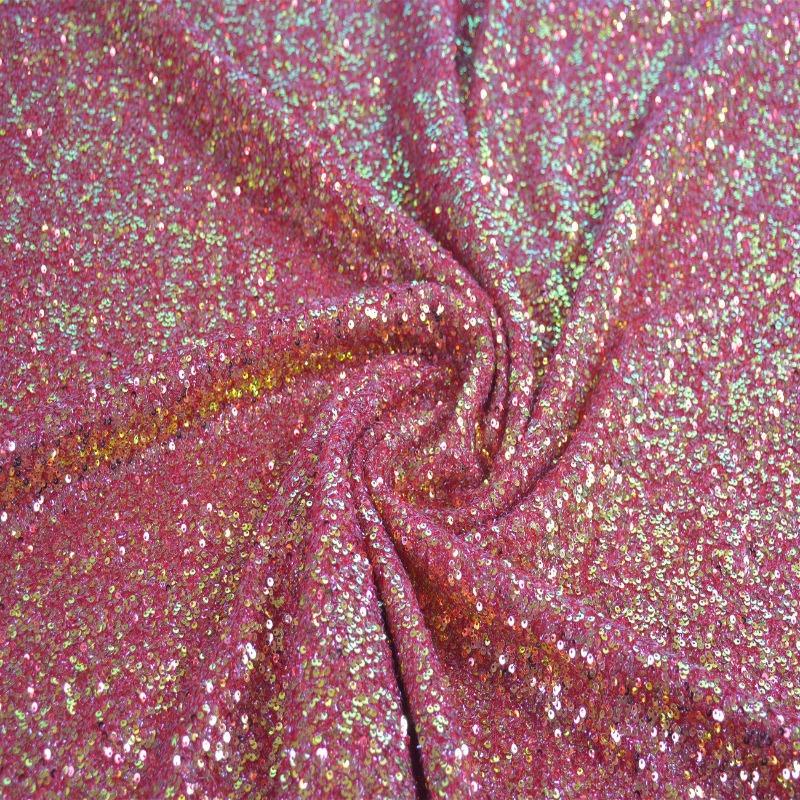 26 Colors 3mm High-Density Glitter Sequin Fabric Christmas Wedding Decoration Dress Handbag Accessories Trimming Cloth Material