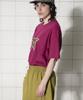 UNALLOYED Tie-Dye Star Logo T-Shirt / Magenta