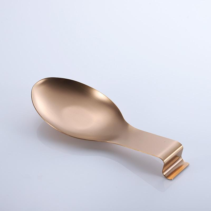 Fish Shape Stainless Steel Spoon Rest with 1 Buffet Clip Thickened Turner Tray Ideal for Home Buffet Catering