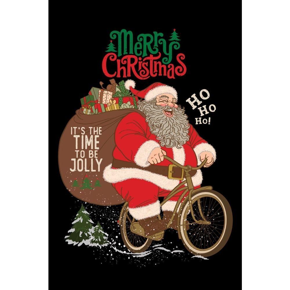 Vintage Christmas Metal Tin Sign Home Festive Wall Decor