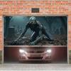 Halloween celebration garage banner: Zombies Crawl Out of the Grave - Polyester material, outdoor decoration