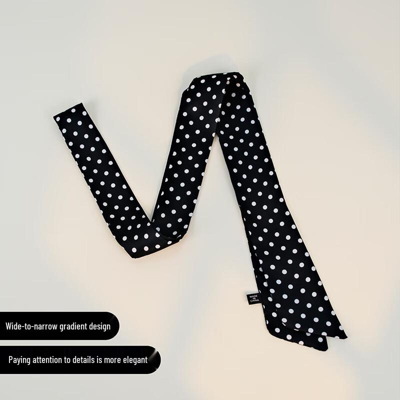 Polka Dot Gradient Twill Scarf Tie