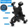 1PC Auto Lock Bike Phone Holder Bicycle Mobile Cellphone Holder Easy Open Stonego Motorcycle Support Mount