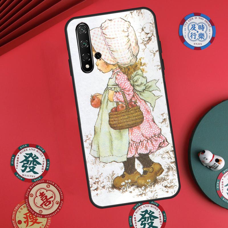 Sarah Kay pattern For Huawei Nova 11 Pro 9 10 SE Y70 Y60 Y90 Y61 Y91 Y73 Y72 12s 12i 11i 8i P30 P40 Lite Case