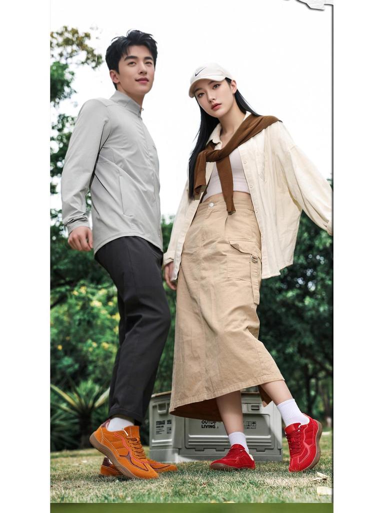 Men's Cross-Border Low-Top Lace-Up Autumn Wide Toe Casual Barefoot Flat Shoes, Plus Size Trendy Style