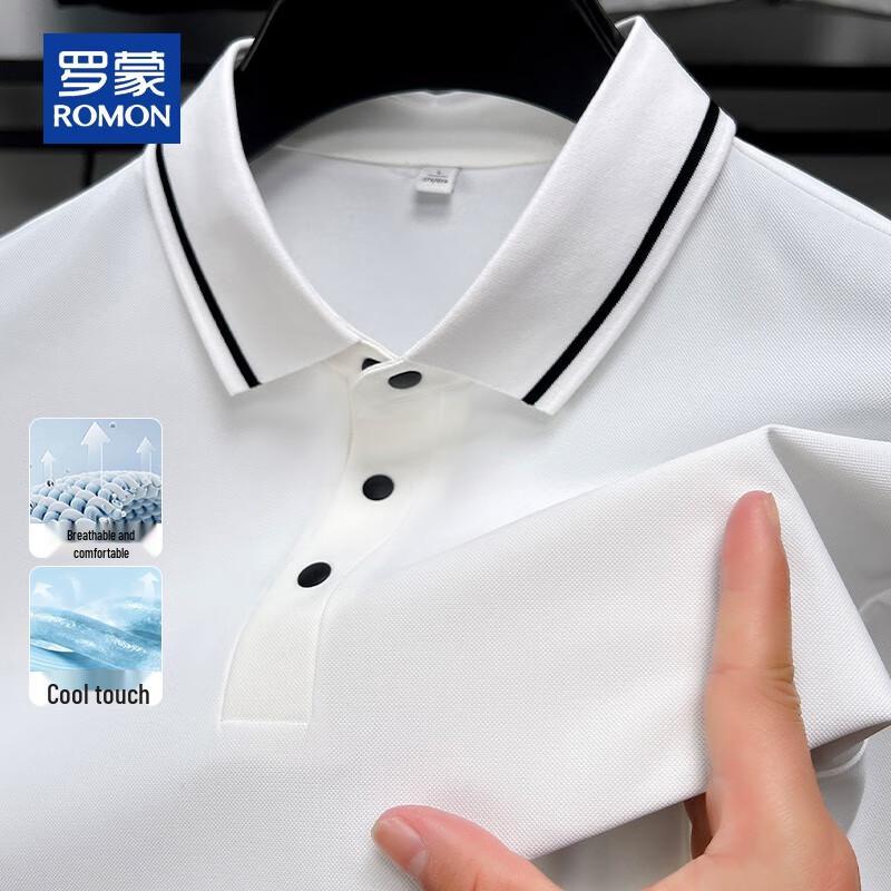 ROMON Men's Summer Cooling Polo Shirt
