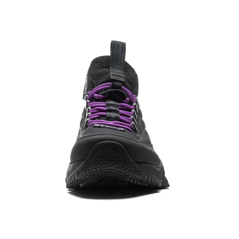New LiNing Xingye HIGH Anti-Slip Wear-Resistant High-Top Trekking Shoes Unisex Black AHCU059-2