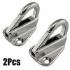 2*-Marine 316 Stainless Steel Spring Snap Fending Hook Fender Boat Hardware