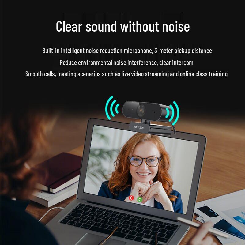 HIKVISION DS-E12 1080P HD USB Webcam with Microphone