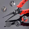 Stainless Steel Fishing Pliers Clamp Split Ring Tungsten Steel Blade Line Cutter Multifunction Fishing Tackle Fishing Gear