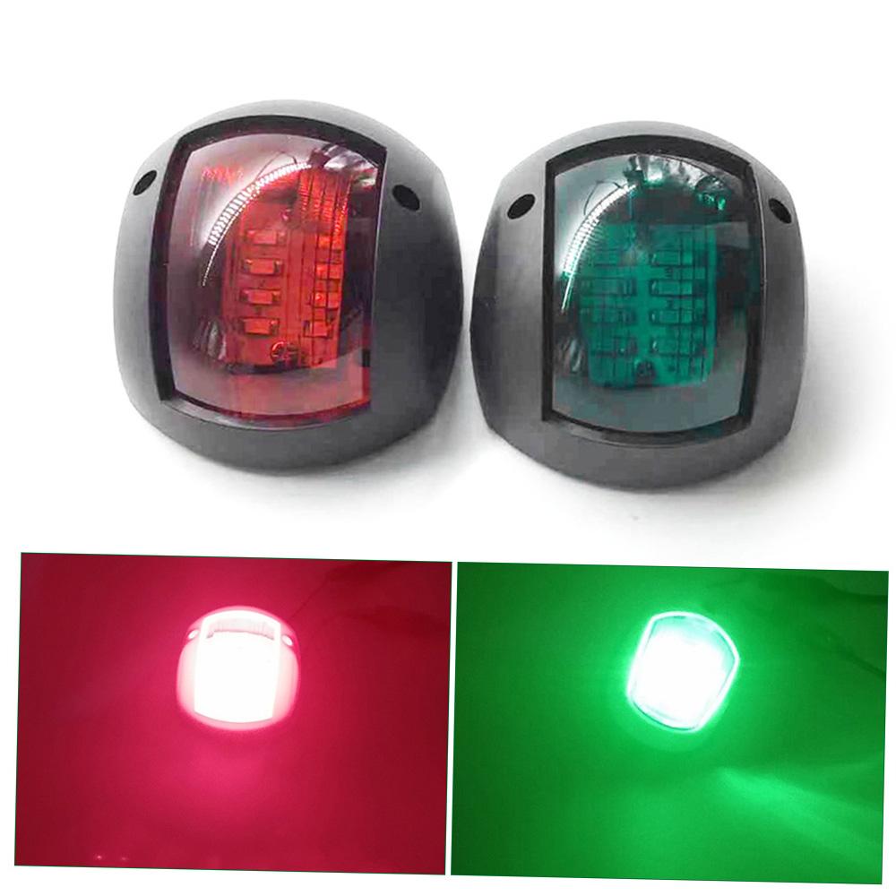 Rotes Grünes LED Marine Navigationslicht 12V 24V Boots Buglicht Marine Boots Signalleuchte, Ideal für Ponton, Skeeter,