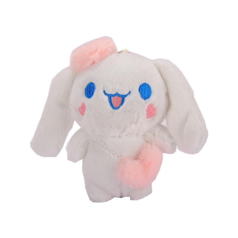 Soft And Charming Dog Plush Keychain Adorable Doggie Stuffed Toy For Bags