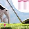 50 Pezzi Tee da Golf Indistruttibili Plastica Trasparente Tee da Golf Sostituzione Bassa Resistenza Tee da Golf Accessori per l'Allenamento del Golf