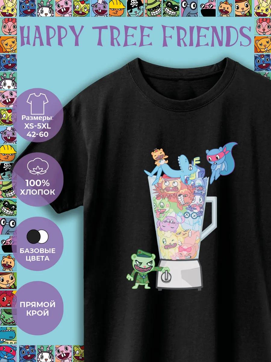 Happy Tree Friends Printed T-shirt XL