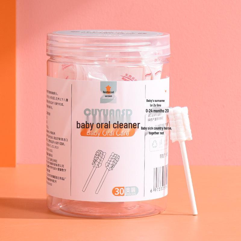 Newborn Baby Oral Cleaner & Soft Bristle Toothbrush Set