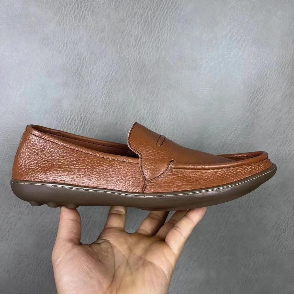 Fashion Flat Cowhide Man Casual Shoe Plus Big Size Elegant Common In Promotion Low Price New Classic Original 45 Leather Shoes for Men