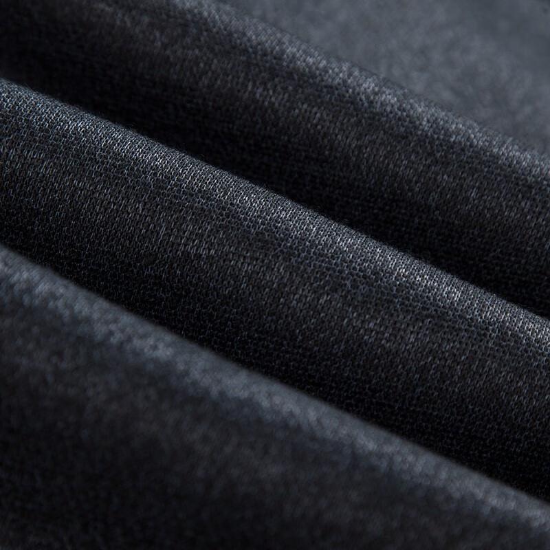 Wanhe Women's Embroidered High-Waist Fleece-Lined Winter Pants