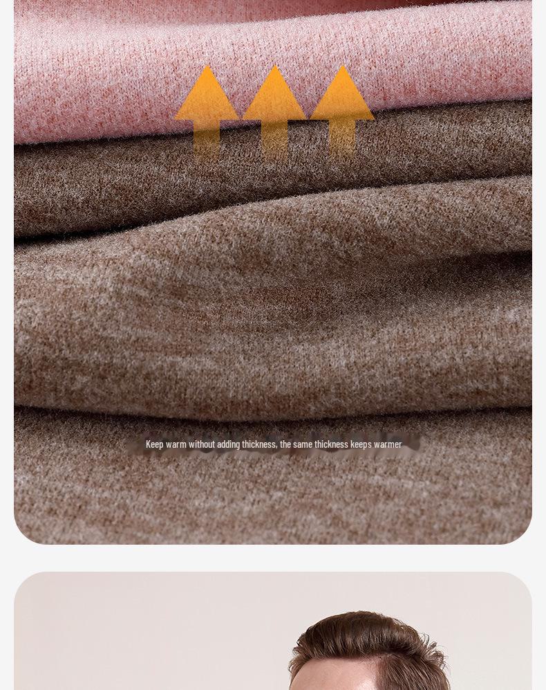 Dámská kašmírová hedvábná termoprádlová souprava: Německý samet, Silný, Útulný, Nezbytnosti pro podzim a zimu.