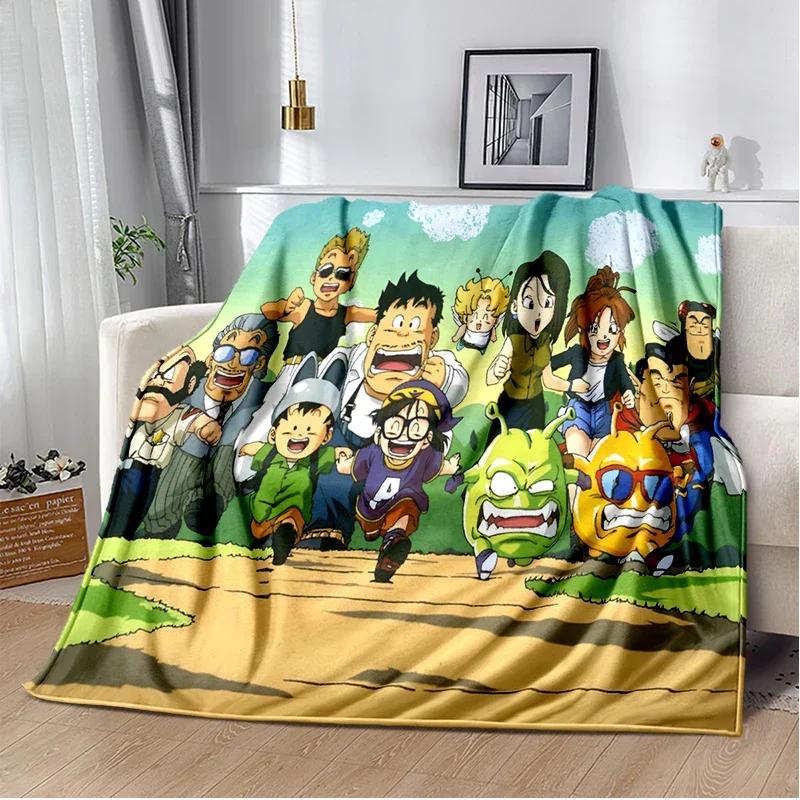 Cute Anime DR S-Slump A-Arale Blanket Super Soft Cartoon kawaii Blanket for Travel Bedding Couch Sofa Bed Blanket Birthday Gift