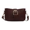 Trendy Pu Small Crossbody Bag For Women With Crocodile Pattern And Elegant Stitching