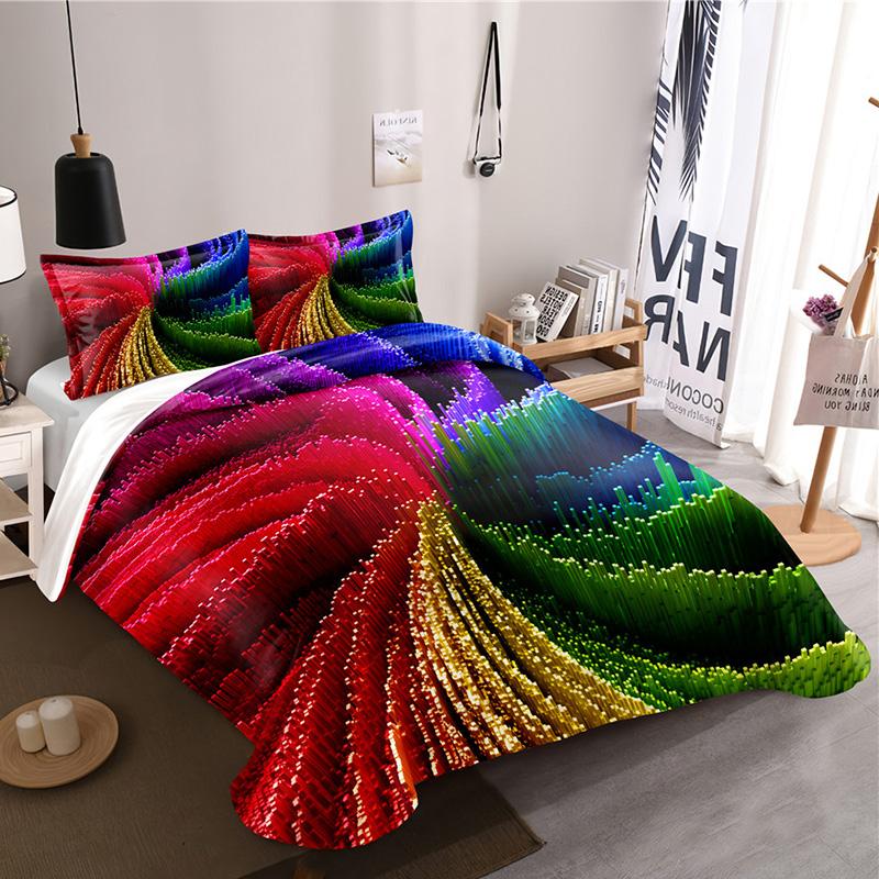 RunGrape 3D Bettbezug Bettwäscheset Doppel Einzel Queen King Größe 240x220 Nordischer Bettüberwurf 150 Euro Bettwäsche Bettzeug 200x200