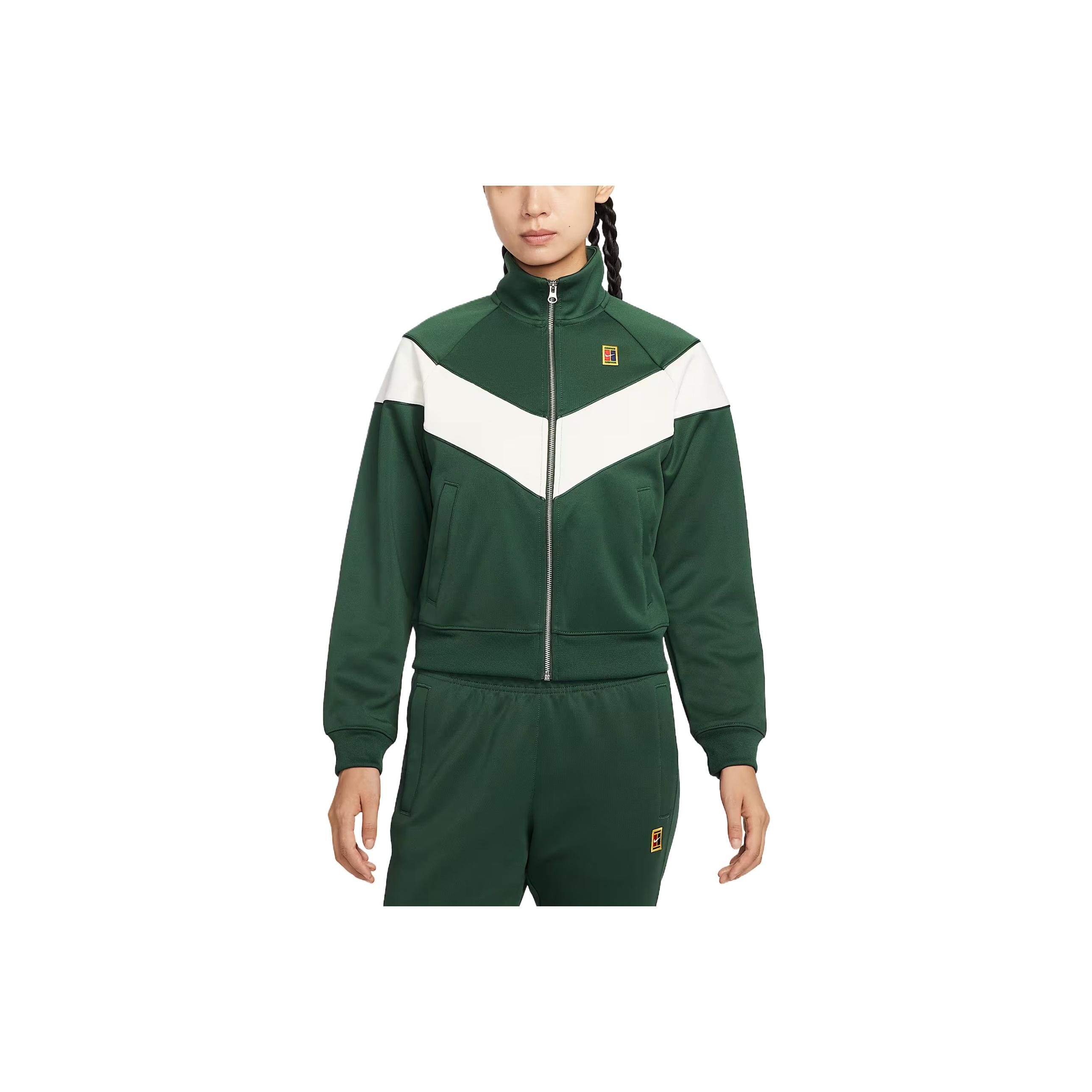 

Nike Court Heritage Windrunner Приятная к коже Удобная Теннисная Куртка Женская Куртка FZ7216-323 L